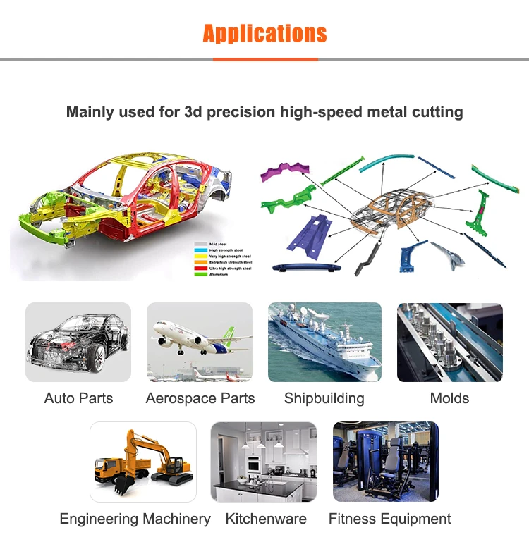 3D Robot Laser Cutting Machine